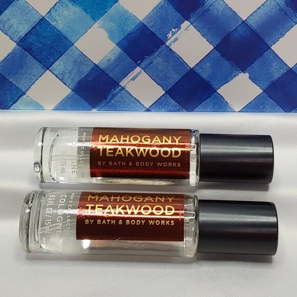 Bath & Body Works 'MAHOGANY TEAKWOOD' Signature COLOGNE 2-Piece Gift Set - Picture 6 of 10